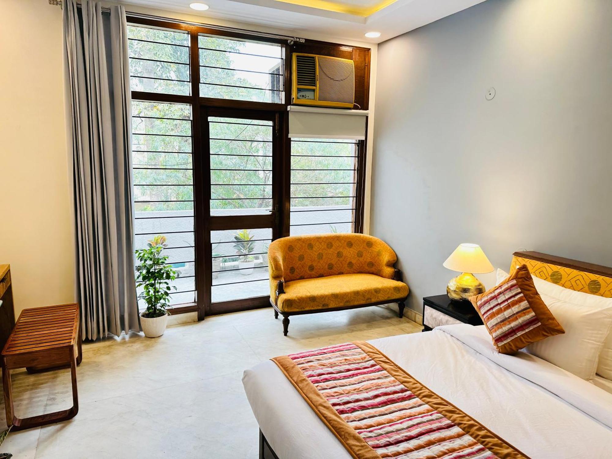 Grove Residency Hauz Khas New Delhi Couple Friendly Hotel Exterior foto