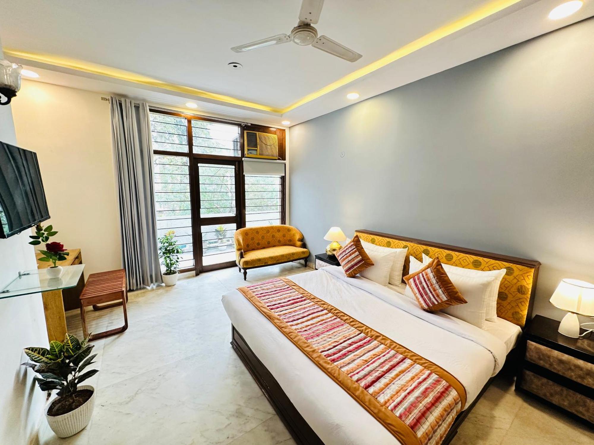 Grove Residency Hauz Khas New Delhi Couple Friendly Hotel Exterior foto