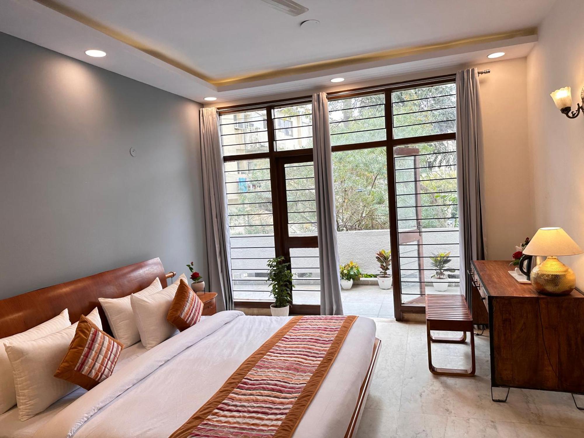 Grove Residency Hauz Khas New Delhi Couple Friendly Hotel Exterior foto