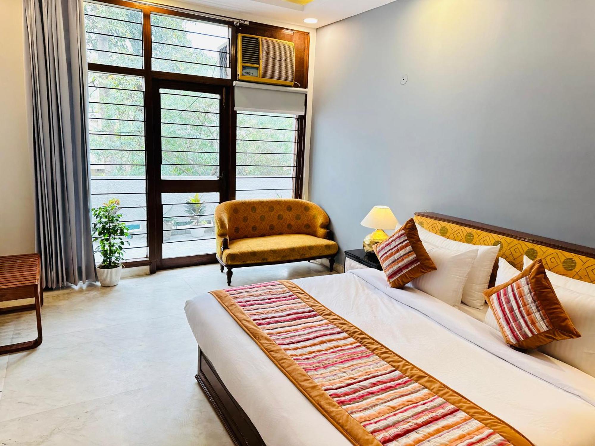 Grove Residency Hauz Khas New Delhi Couple Friendly Hotel Exterior foto