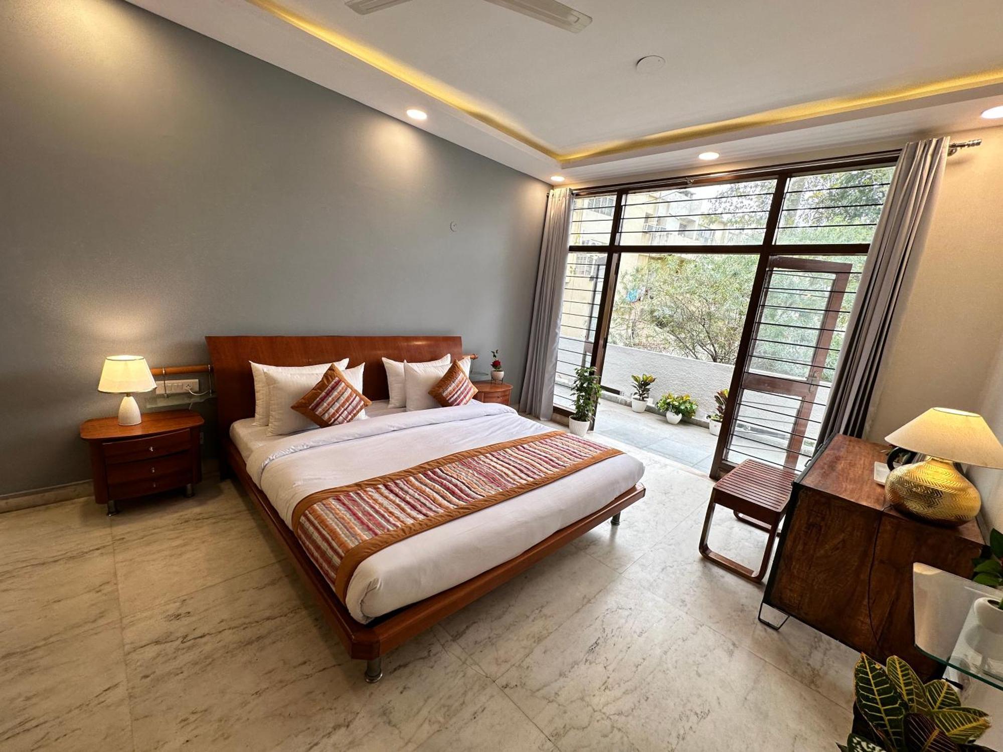 Grove Residency Hauz Khas New Delhi Couple Friendly Hotel Exterior foto