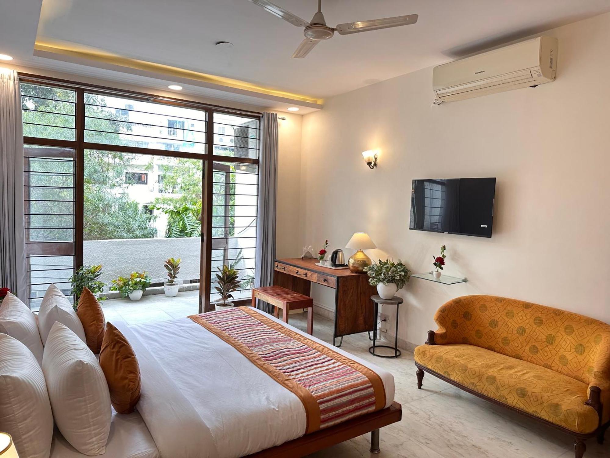 Grove Residency Hauz Khas New Delhi Couple Friendly Hotel Exterior foto