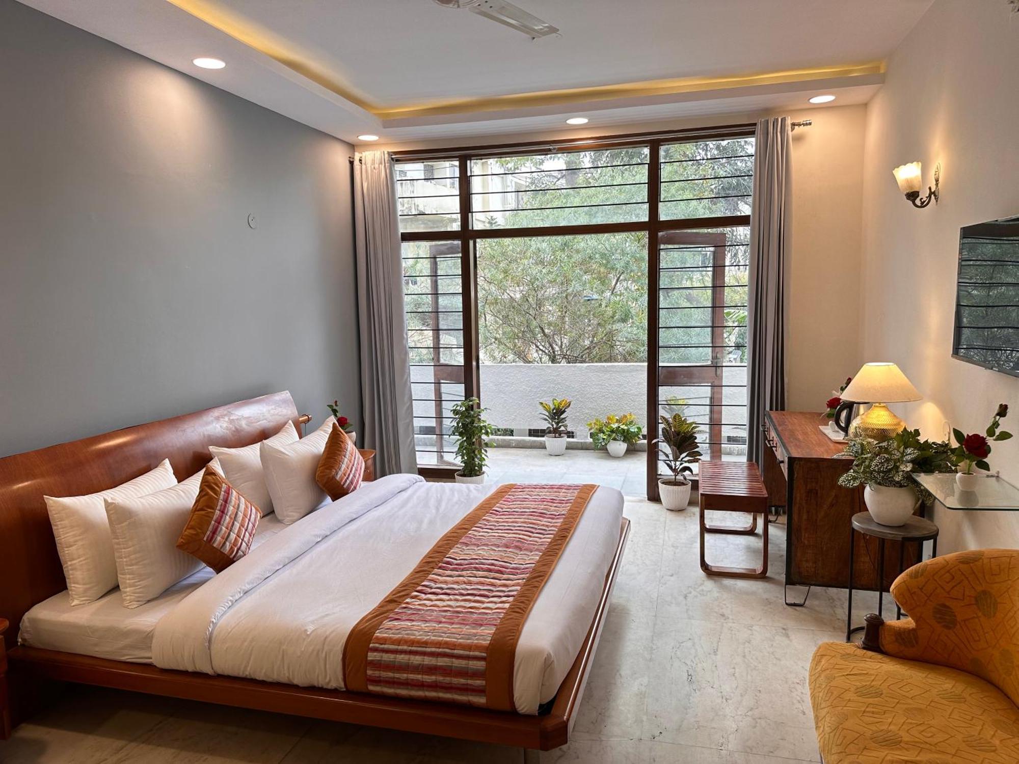 Grove Residency Hauz Khas New Delhi Couple Friendly Hotel Exterior foto